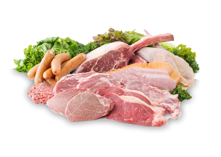 肉がカットされた画像です